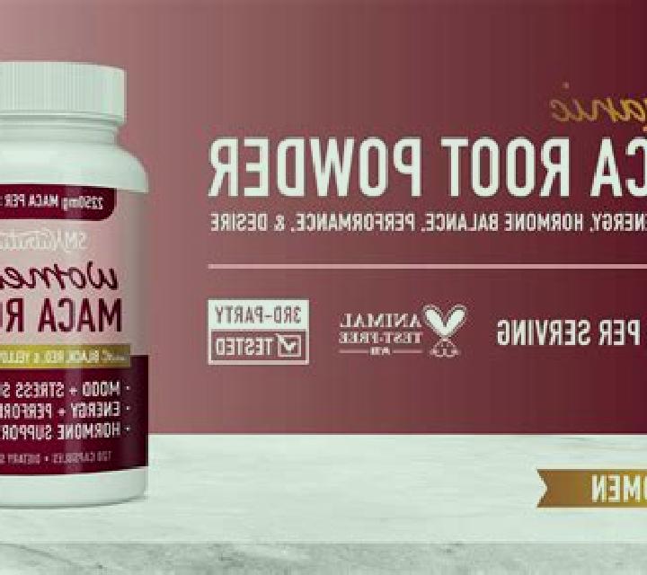 maca root capsules powder women